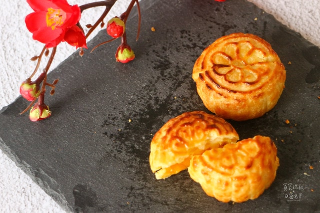 宅配美食｜令人垂涎欲滴的黃金流沙酥，金黃鹹香酥鬆好美味｜新竹