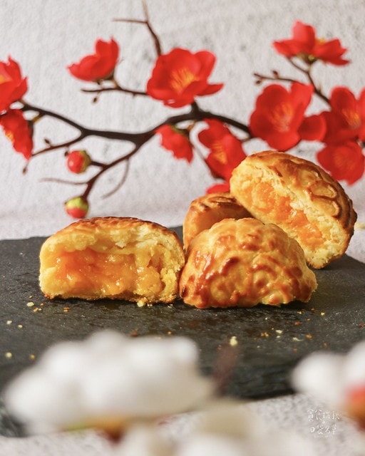 宅配美食｜令人垂涎欲滴的黃金流沙酥，金黃鹹香酥鬆好美味｜新竹