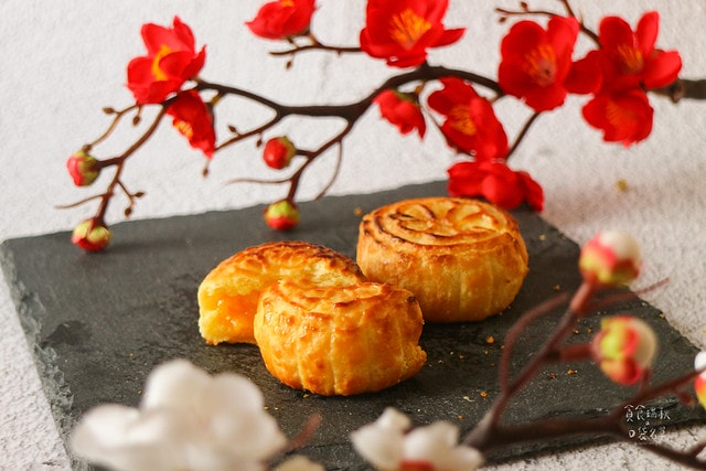 宅配美食｜令人垂涎欲滴的黃金流沙酥，金黃鹹香酥鬆好美味｜新竹