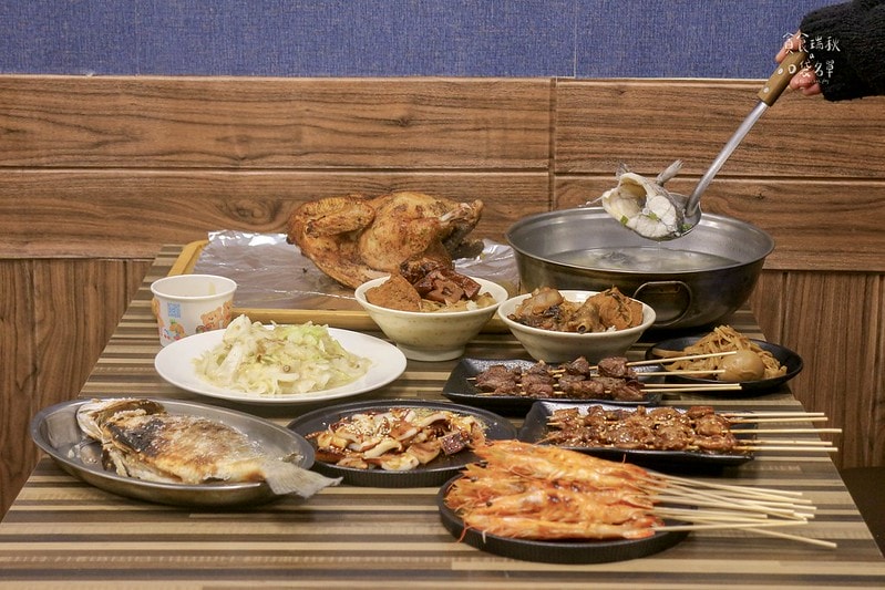 台中北區｜真材實料高CP值宵夜，桶仔雞、烤魚、串燒、熱炒一次