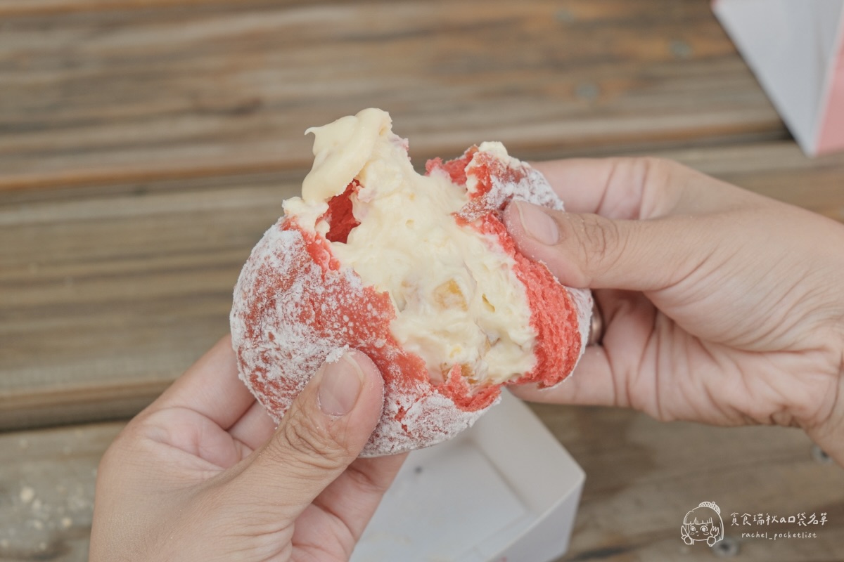 台中西區|勤美新開幕日式生甜甜圈!全口味一次開箱!水蜜桃、花生口味好特別|もも堂 MOMO DONUT - 第17張圖